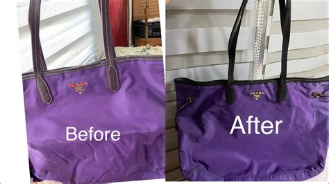 how to restore prada nylon bag|how to wash nylon bag.